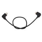 Cable de datos de conversión de micro USB a micro USB de 30 cm con conector para control remoto DJI MAVIC PRO y SPARK, teléfonos inteligentes, tabletas, micro USB a micro USB